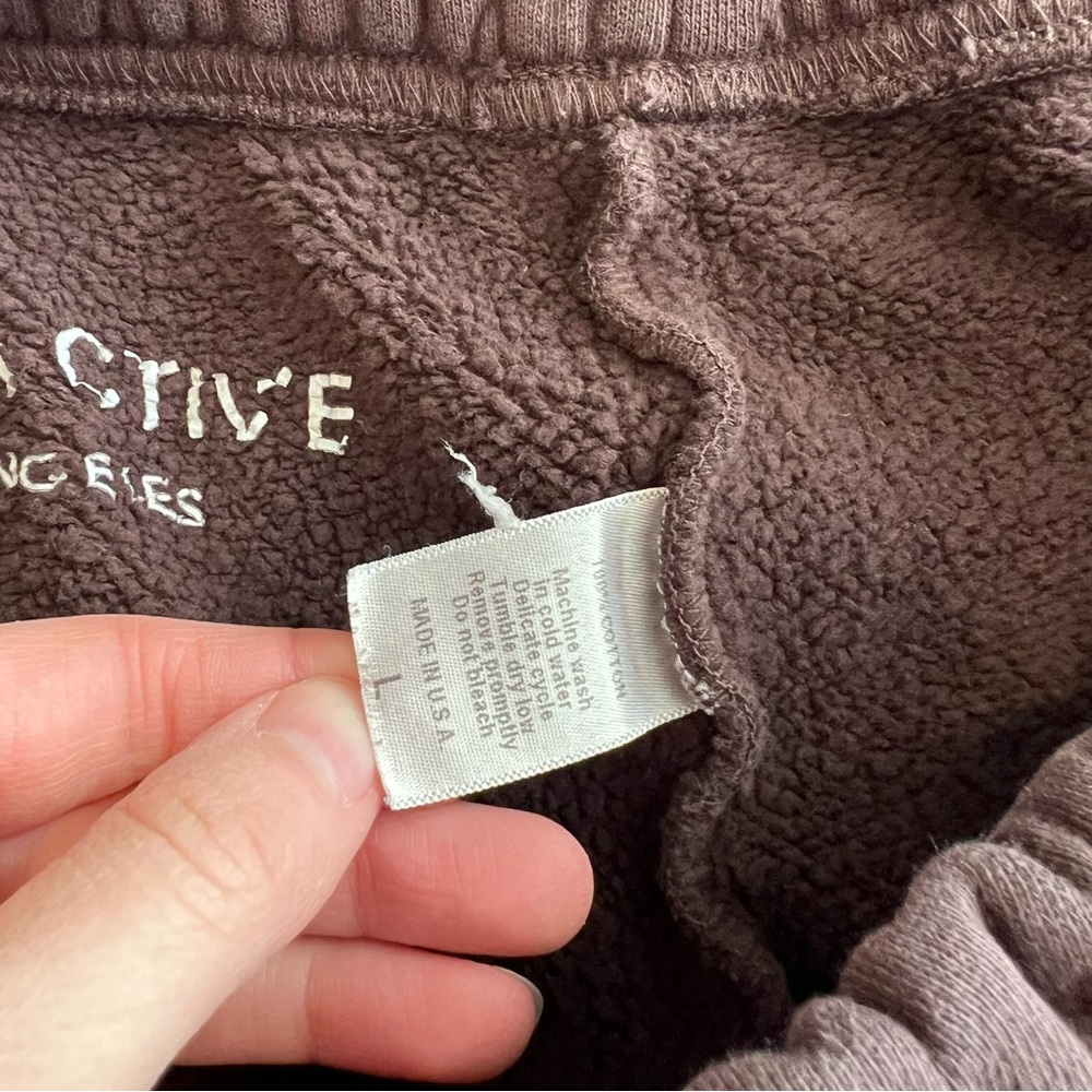 Set Active Sweatpants Espresso Brown Large - Picture 9 of 12